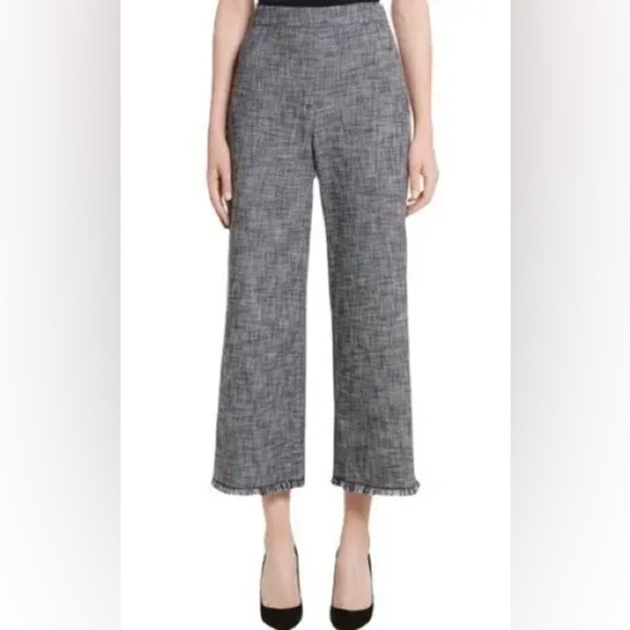 NWT Rebecca Taylor Tweed Slub Suiting Pants - Picture 1 of 9